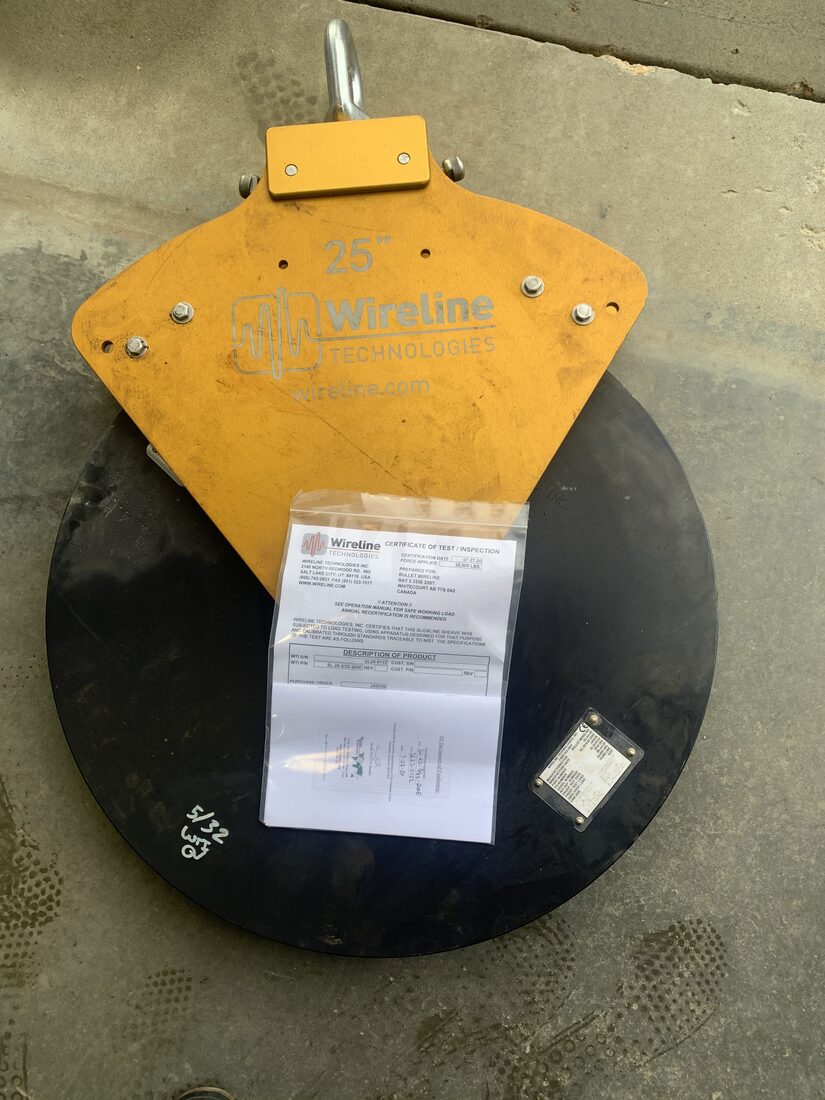 Specialty wireline tooling close-up